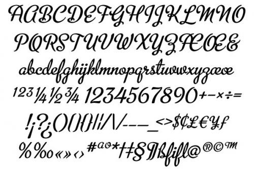 Metroscript Font