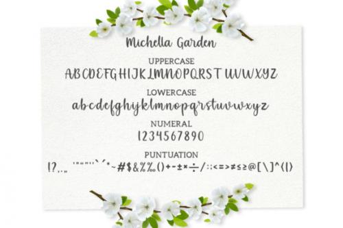 Michella Garden Script Font