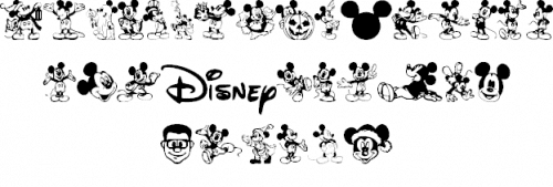 Mickey Mousebats Font