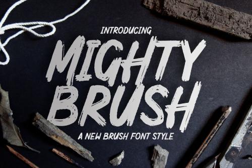 Mighty Brush Font 1