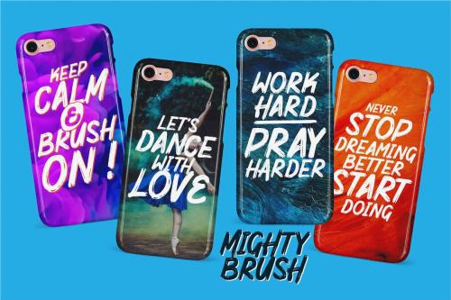 Mighty Brush Font 4