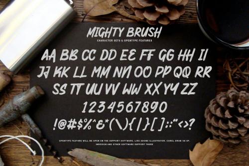Mighty Brush Font 5