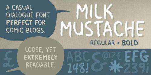 Milk Mustache BB Font Family