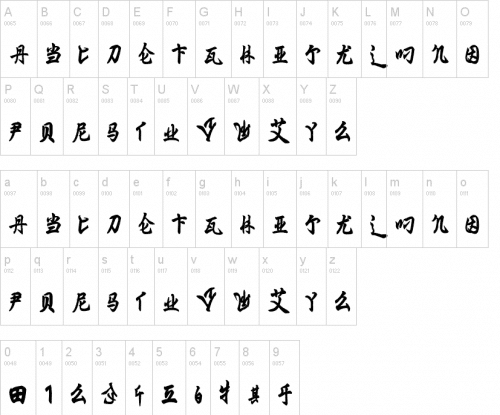Ming Imperial Chinese Styled Font