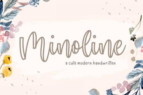 Minoline Script Font