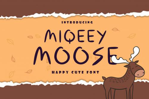 Miqeey Moose Cute Font