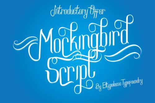 Mockingbird Script Font