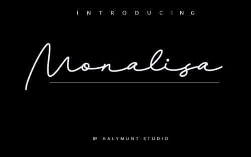 Monalisa Handwritten Font