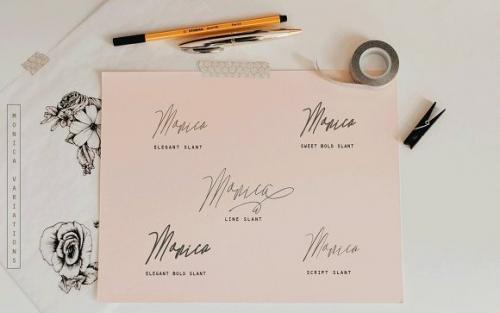 Monica Handwritten Font