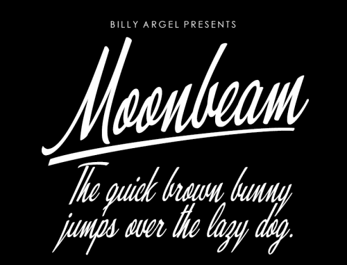 Moonbeam Handwritten Font