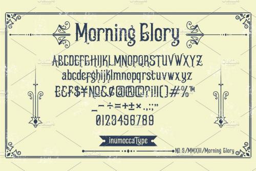 Morning Glory Font