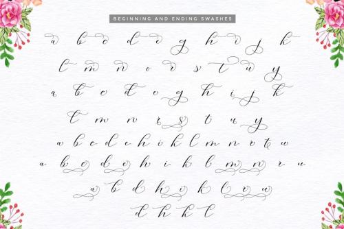 Morris Calligraphy Font