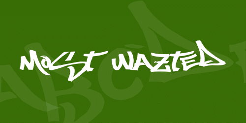 Most Wazted Font