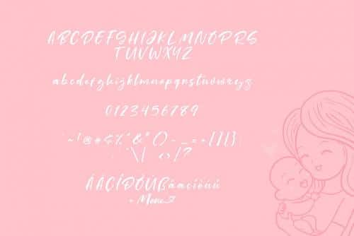 Mother Day Script Font