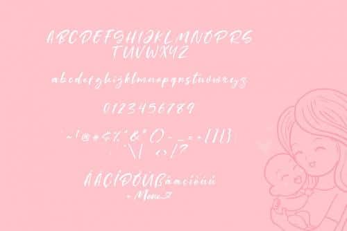 Mother Day Script Font