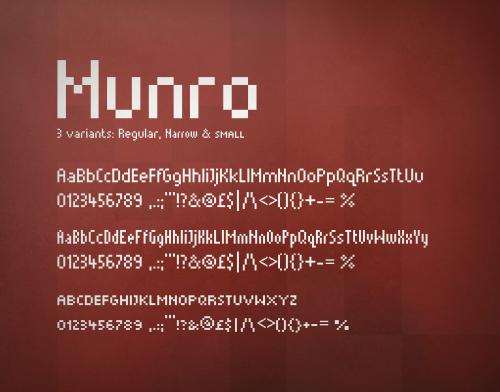 Munro Font