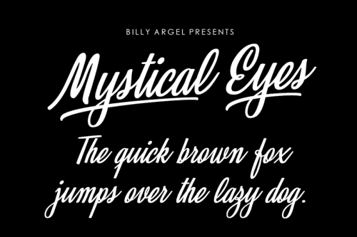 Mystical Eyes Script Font