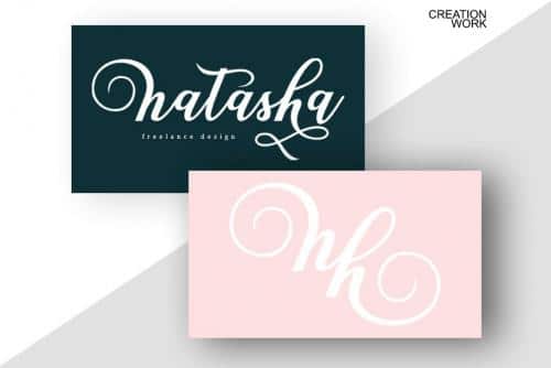Natural Script Font