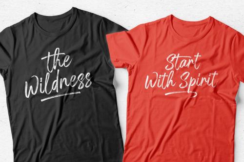 Nervous Brush Font
