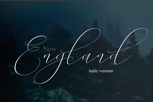 New England Script Font