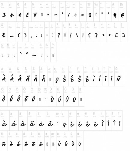 New French Font