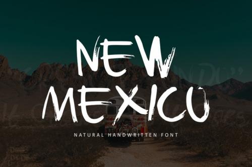New Mexico Brush Font