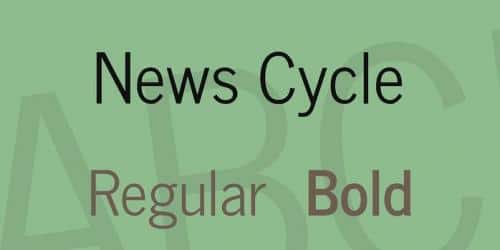 News Cycle Font Family