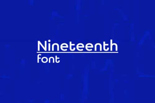 Nineteenth Font