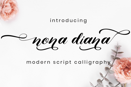 Nona Diana Script Font
