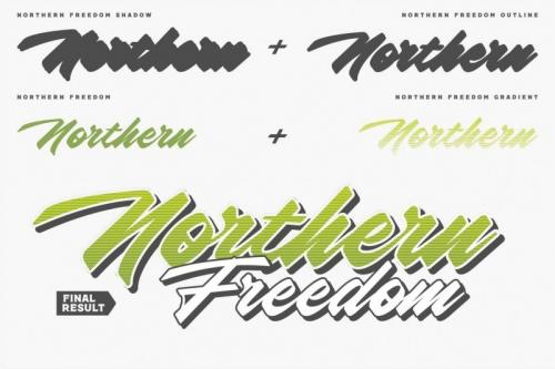 Northern Freedom Script Font