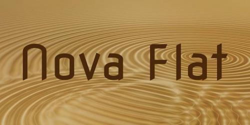 Nova Flat Font