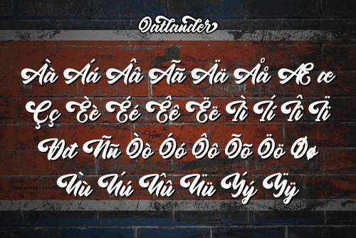 Oatlander Bold Script Font