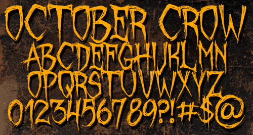 October Crow Dont Starve Font