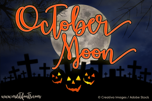 October Moon Font