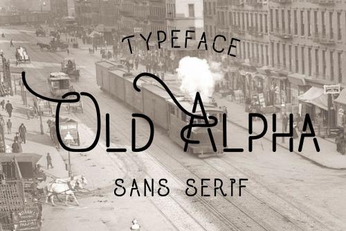 Old Alpha Font
