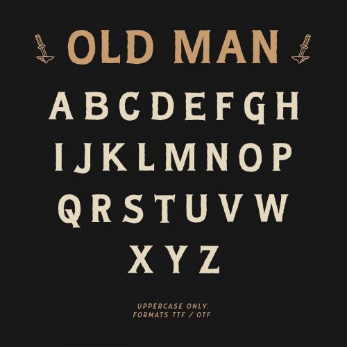 Old Man Typeface