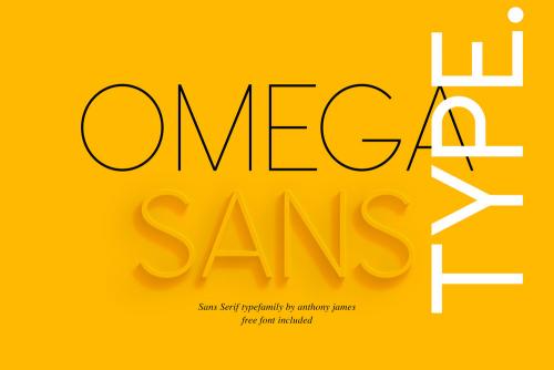 Omega Sans Free Font