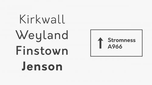 Orkney™ Open Source Typeface Font