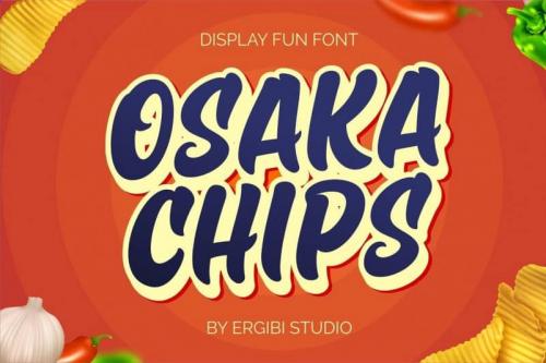 Osaka Chips – Fun Font