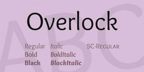 Overlock Font