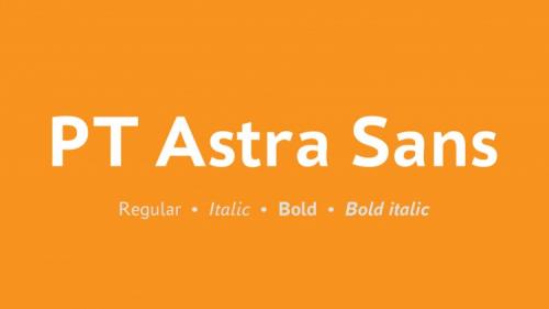 PT Astra Sans Font Family