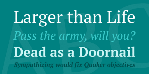 PT Serif Font