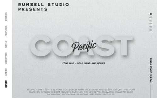 Pacific Coast Font Duo