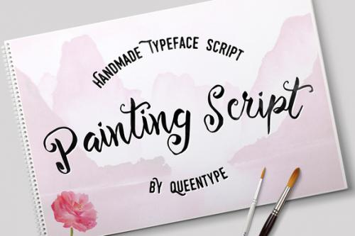 Painting Script Font
