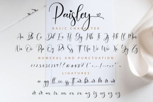 Paisley Calligraphy Font