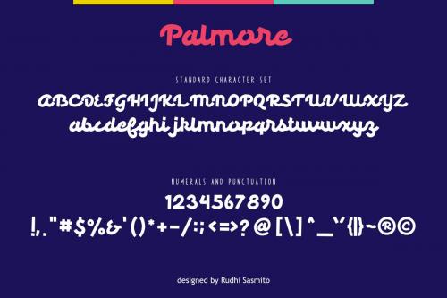 Palmore Display Script Font