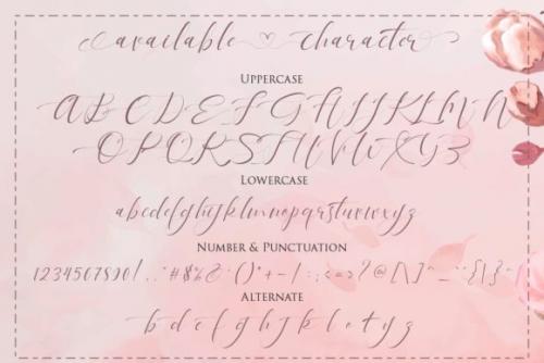 Pandora Calligraphy Font