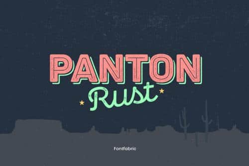 Panton Rust Font Family