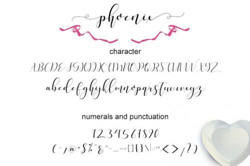 Phoenix Sweet Calligraphy Modern Font