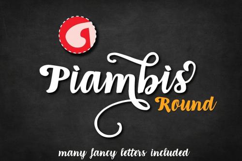 Piambis Round open type font